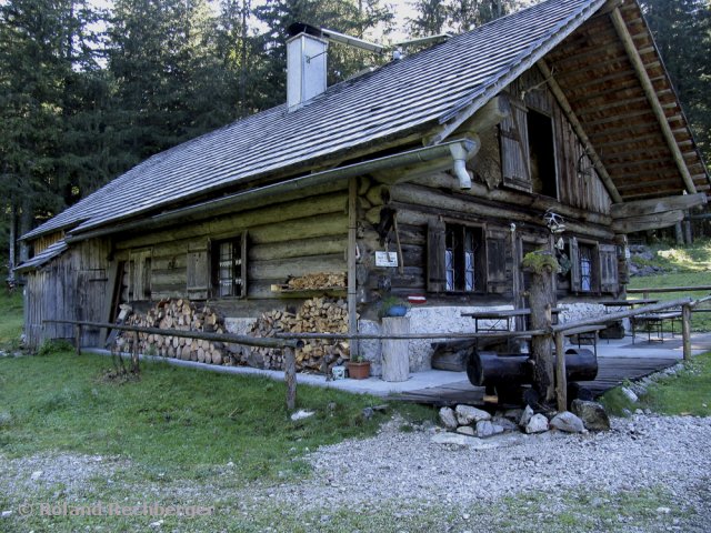 Almhütte nahe Mitteregger Alm